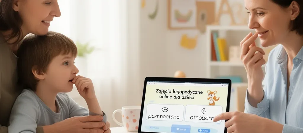 Zajęcia logopedyczne online dla dzieci – jak przygotować dziecko do sesji przez Zoom
